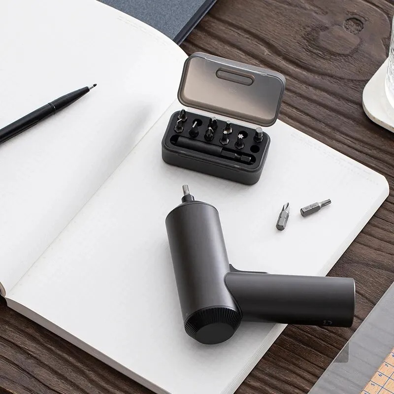 Xiaomi-Tournevis électrique, couple 5 N.M, ménage avec 12 embouts de vis, outils Mi Home, 3.6V, 2000mAh, ATA JIA