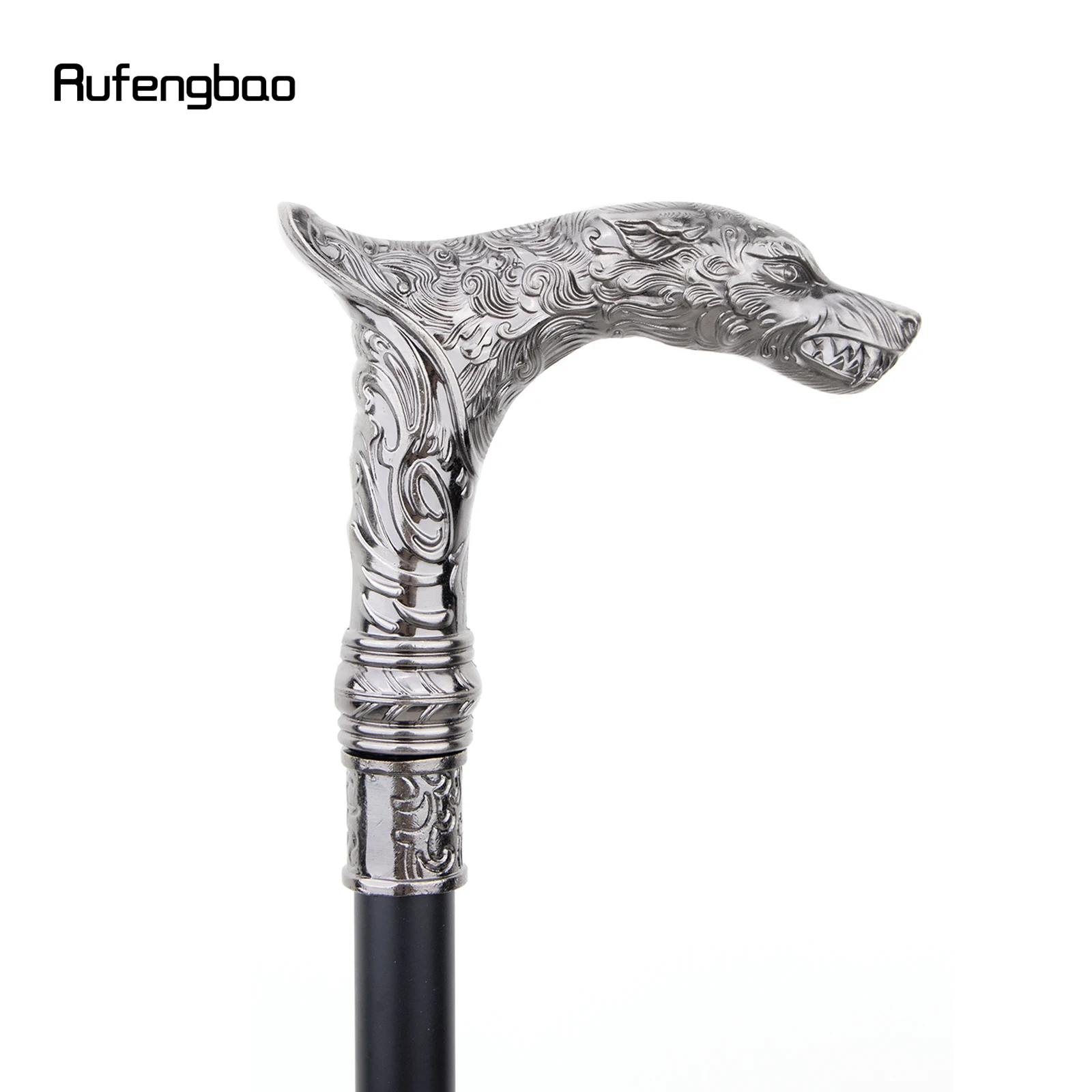 Big ฟันหมาป่าเดิน Stick ที่ซ่อนอยู่แผ่น Self Defense แฟชั่น Cane แผ่นฮาโลวีนคอสเพลย์ Crosier แวมไพร์ Stick 93ซม.