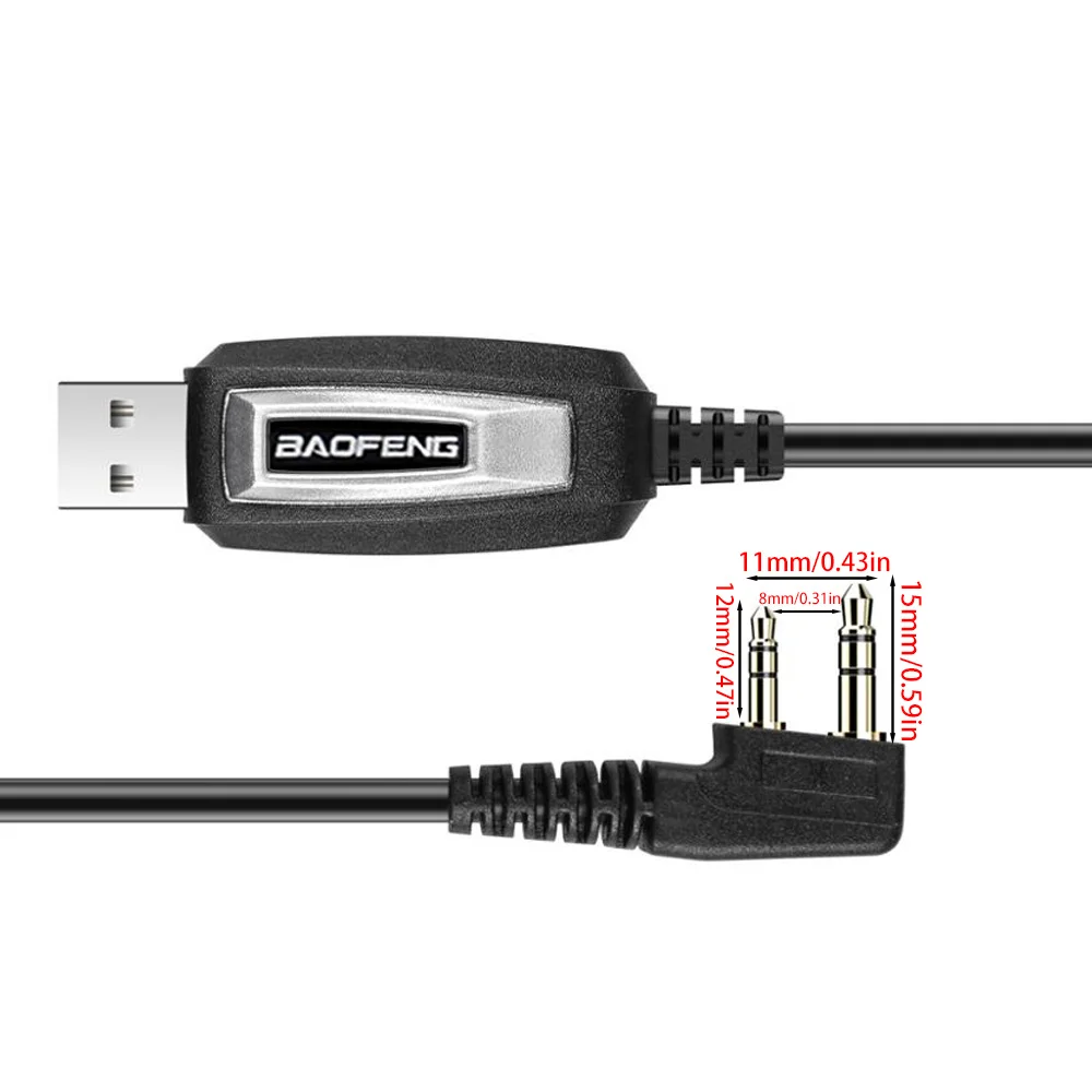 Cáp lập trình USB mới cho UV-5R Baofeng 82 888S UV-S9PLUS UV-13 16 17 21 Pro quansheng Radio 5R Plus bộ đàm