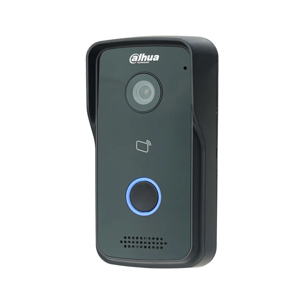 Dahua Meertalige IP Video Intercom KIT, VTO2111D-P-S2 & VTH2621GW-P / VTH2621G-P & PoE-schakelaar, ondersteuning SIP, RFID-kaart ontgrendelen