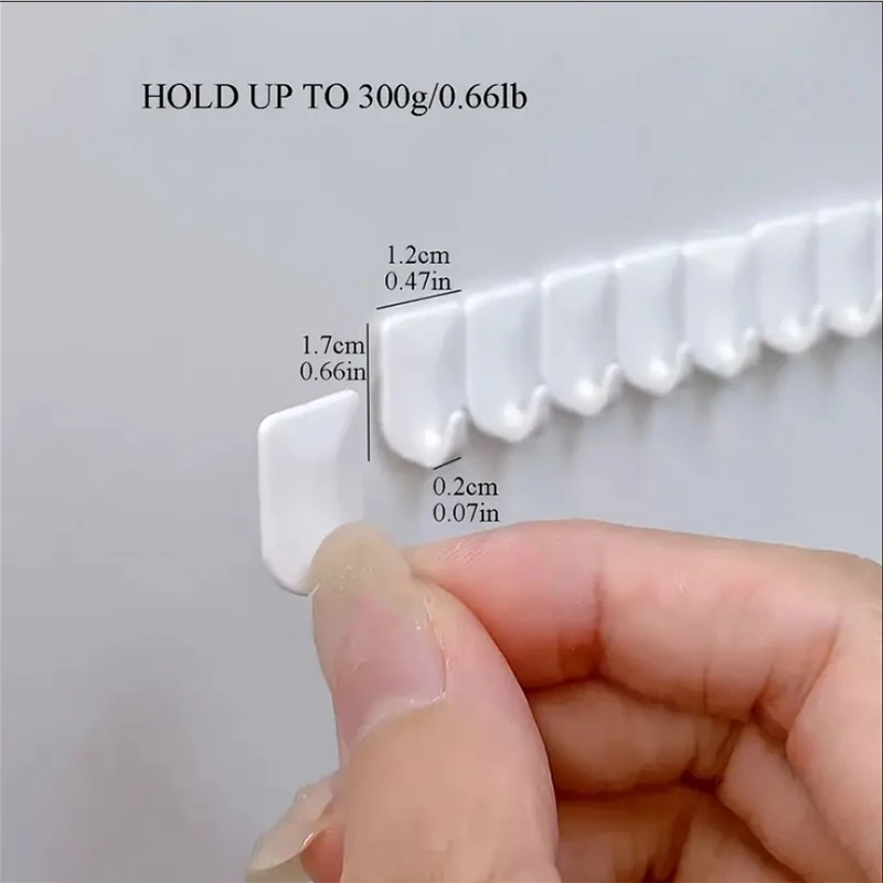 9 ชิ้น/เซ็ตกาวแขวนผนังเครื่องประดับเครื่องประดับ Hooks ผู้ถือจัดเก็บต่างหูแหวนสร้อยคอแขวน