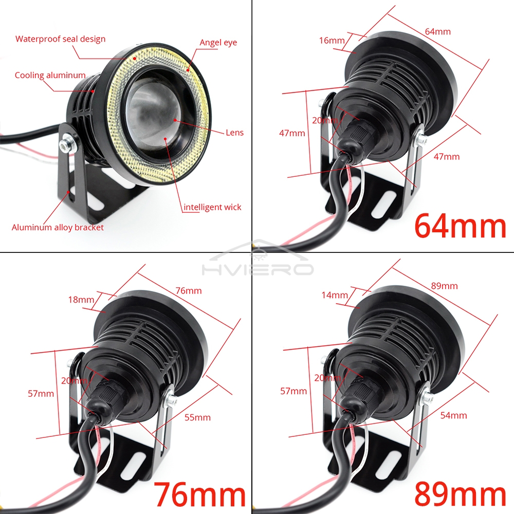 2X รถ COB Auto DRL LED 12V ไฟหน้า Angel Eyes หมอกไฟหน้ากันน้ํา DRL Daytime Running DayLight เลี้ยวสัญญาณ Trunk LED