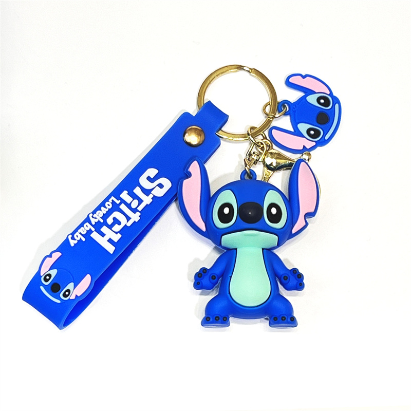 1pc Adorable Cartoon Keychain - Y2K Style PVC Action Figure Doll Toy with Cute Design for Girls - Schoolbag Decor Accessory