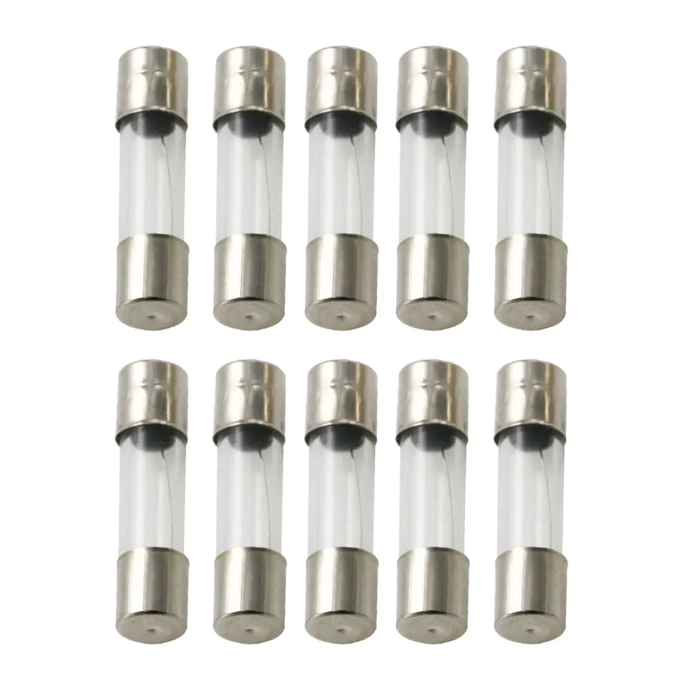 10Pcs/100Pcs 5*20mm 6*30mm Fast Blow Glass Tube Fuses 5x20 6x30 250V 0.1 0.5 1 2 3 3.15 4 5 6 7 8 10 12 15 20 25 30A AMP Fuse