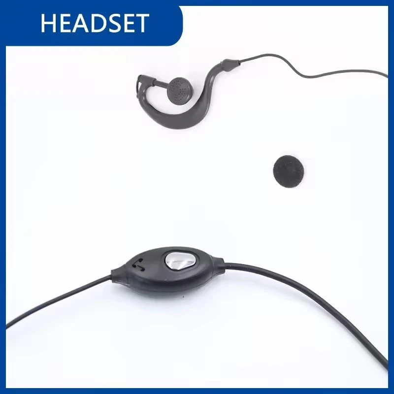 10PCS Walkie Talkie Headset QuanSheng UV-K5 Hörer UV-K6 UV 5R Plus DM-1701 888s DMR Kopfhörer Zwei weg Radio Zubehör