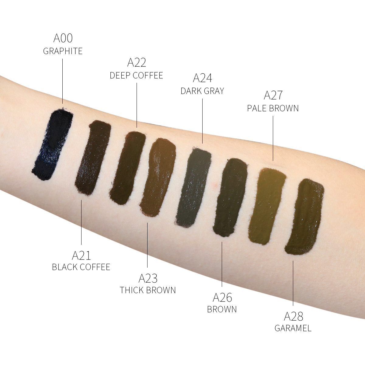 AIMOOSI Professionelles Microblading-Pigment für Nano-Brauen |   REACH-zertifizierte Permanent-Make-up-Tattoo-Tinte für PMU-Künstler |   3 ml