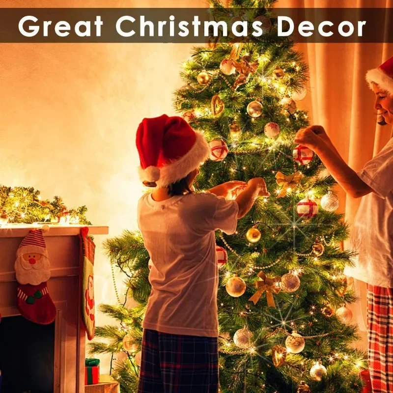 50-300LED Fairy Lights Battery Operated Twinkle String Lights, Copper Wire Dimmable Firefly Lights with Remote Control Timer