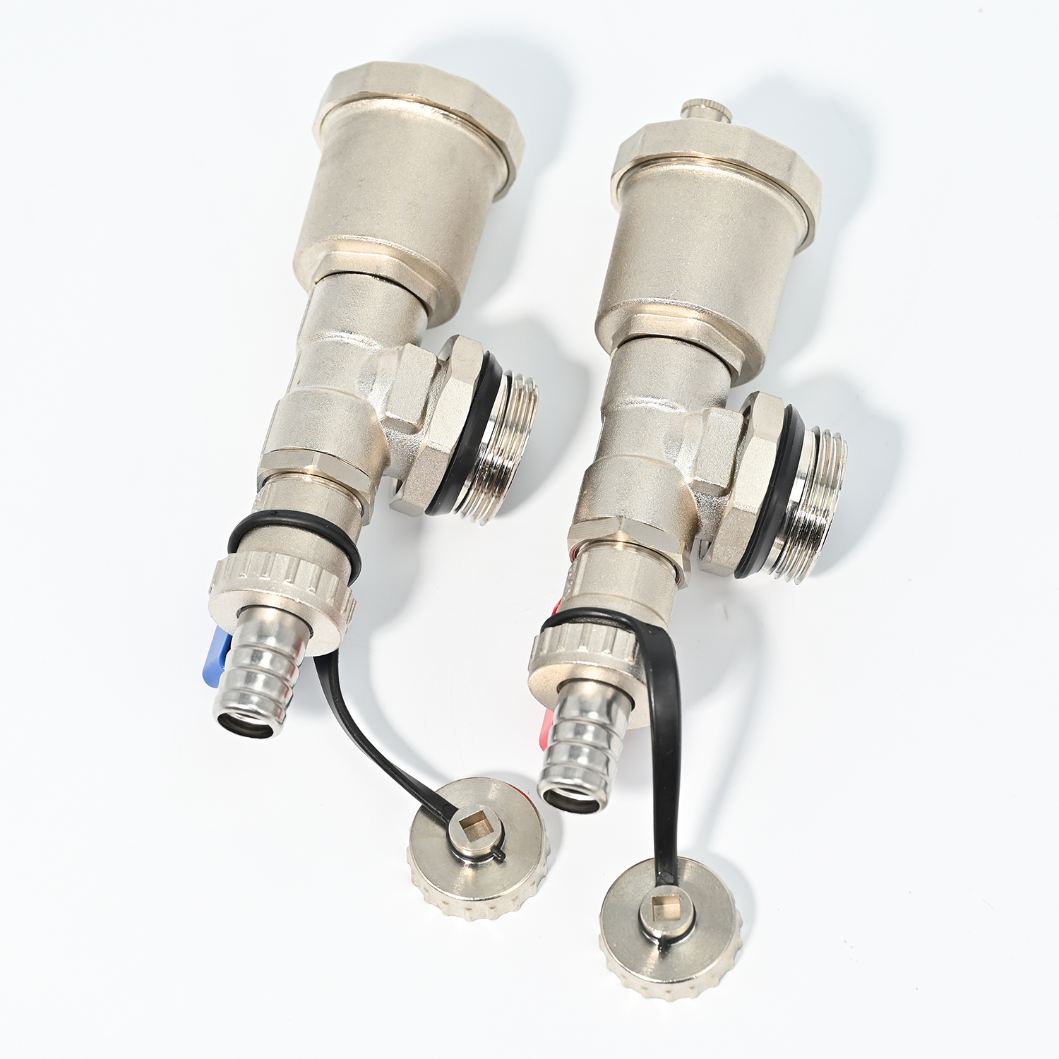 Пара/G1" Конечный элемент для коллектора с автоматическим воздухоотводчиком и дренажным краном