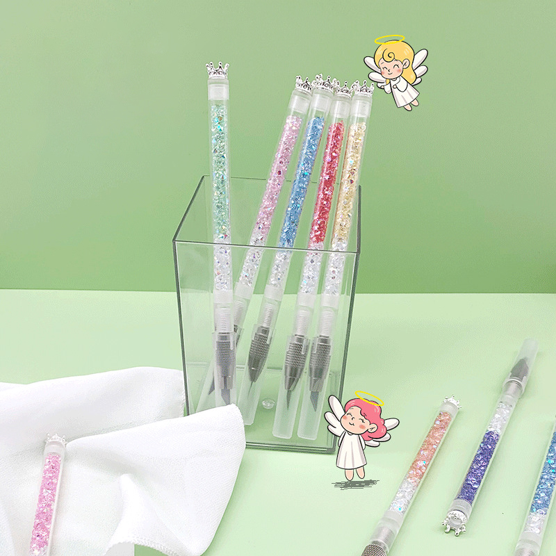 Kawaii Crown Bubble Utility Knife Cute Sharp Blade Pen Knife DIY Paper Cutter Sticker Envelopes Opener Office Cutting Tools
