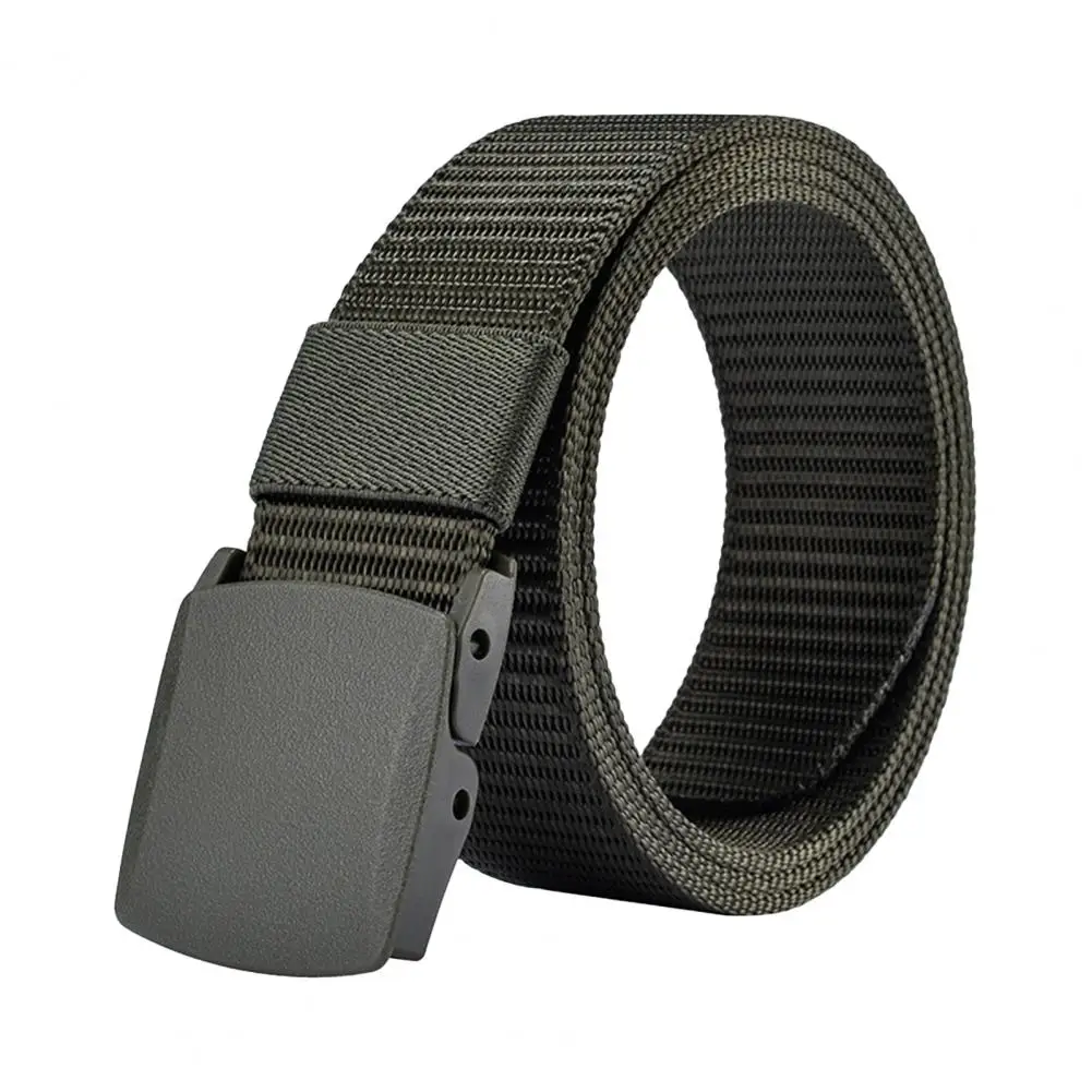 Cinturón ajustable con hebilla exquisita para hombre, cinturón vaquero ligero que combina con todo, cinturón cómodo para uso diario