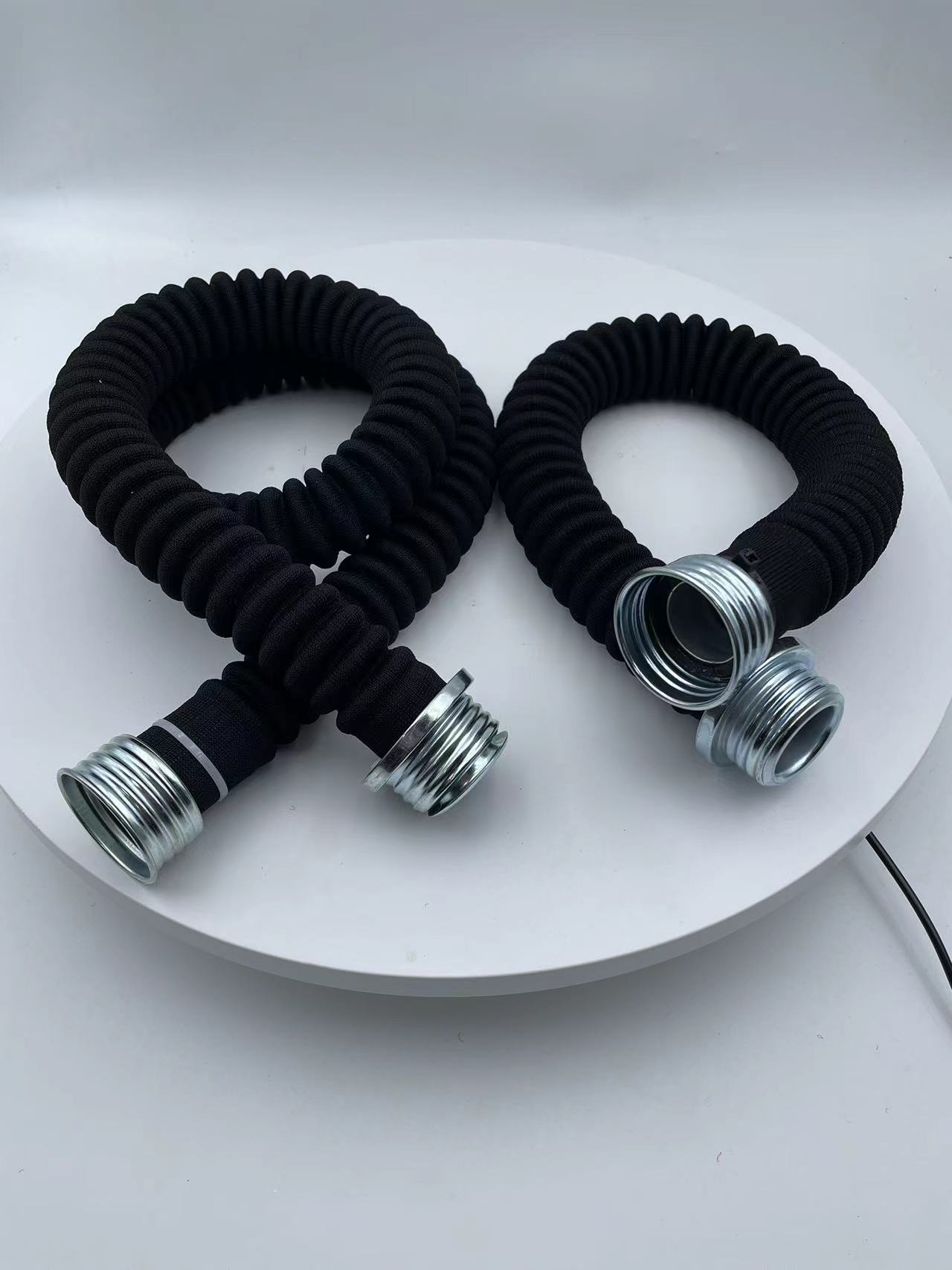 Máscara de gás de interface de 0.5m, 1m, 40mm, snorkel, resistente ao desgaste, máscara de gás anti-envelhecimento e filtro, tubo de conexão