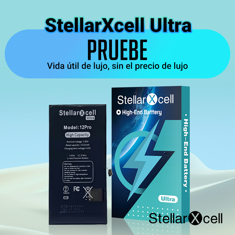 StellarXcell Ultra batería para iPhone batería 7 8 Plus 11 12 Mini 13 Pro MAX X XS XR 14 ProMax 12Pro batería de litio de repuesto