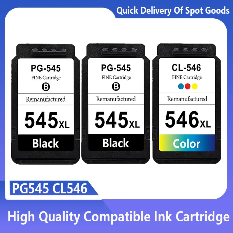 Cartucho de tinta Compatible PG545 CL546 545XL 546XL PG-545 CL-546 reemplazo para impresora Canon Pixma IP2850 MX495 MG2450 MG2550