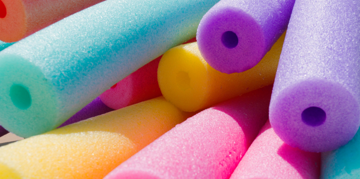 Criscolor Churro Flotador Espuma Piscina 150cm Packs 3-6