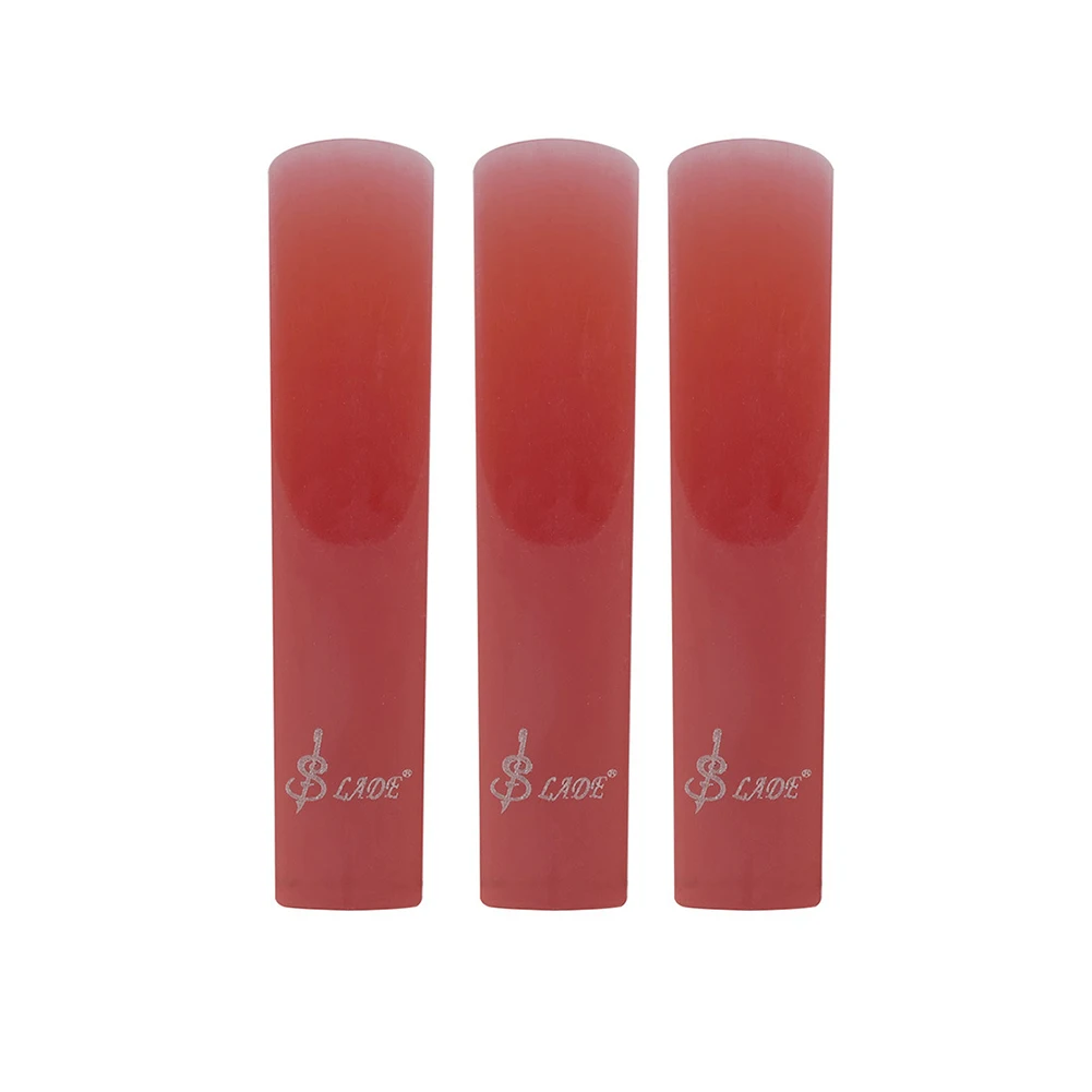 Piezas de cañas de saxofón de plástico y resina, 3 uds., para clarinete, Soprano, Alto, Tenor, instrumentos profesionales, accesorios para saxofón