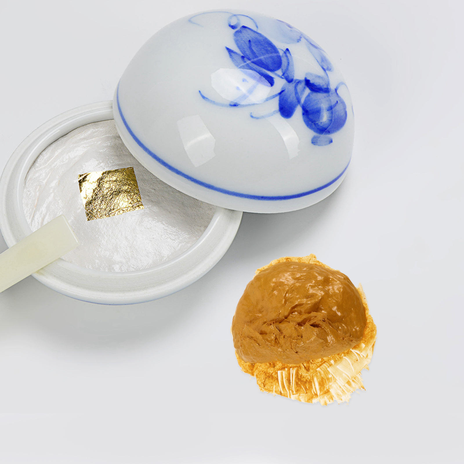 Chinesische Gold-Kalligraphie-Tintenpaste, traditionelles Golden für künstlerische Kreationen, langlebige Haltbarkeit