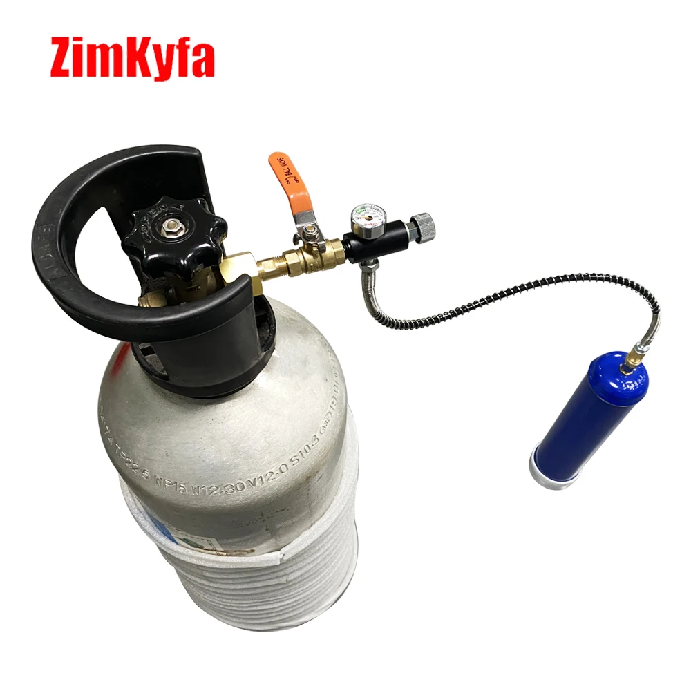 CO2 Refill Filling Adapter Converter Connect to N2O Whipped Cream Cylinder 0.95L 580g, 0.99L 615g