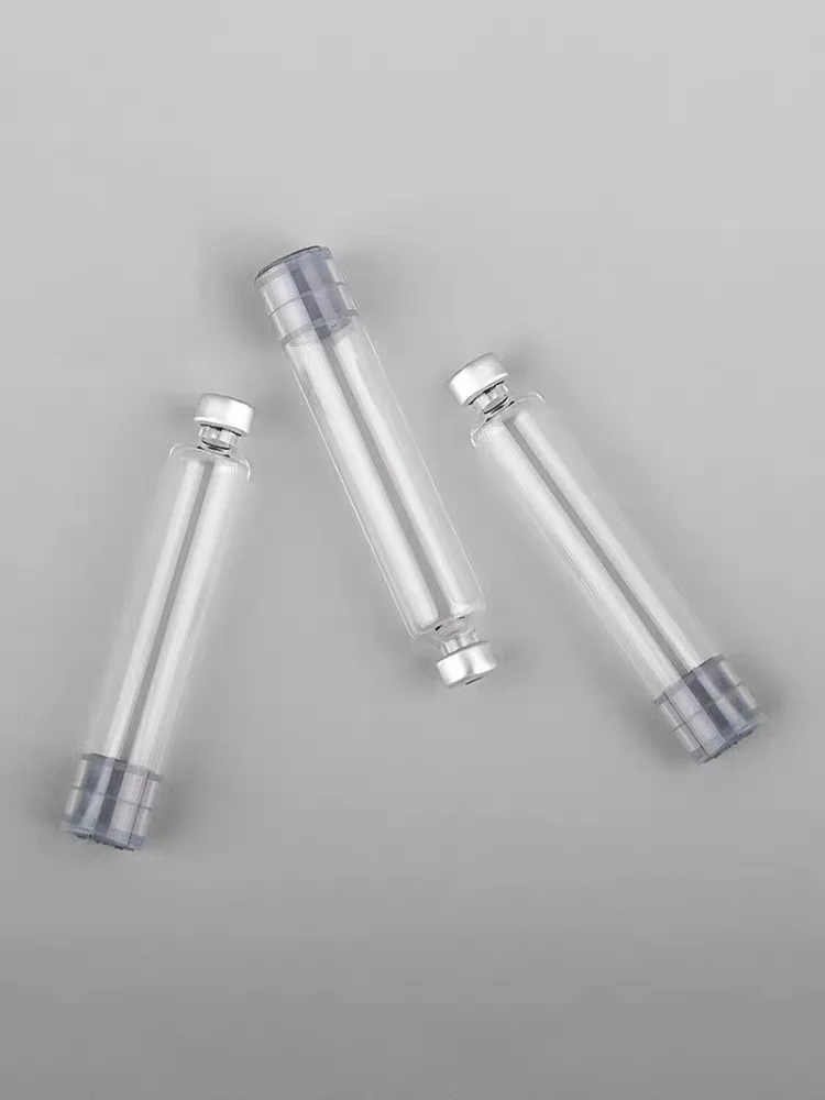 Butelka kasetowa 1,5 ml/1,8 ml/3 ml/4 ml do długopisu do wstrzykiwania insuliny, pakowanie pojedyncze, uniwersalne fiolki 10 szt./20 szt./50 szt./100 szt.