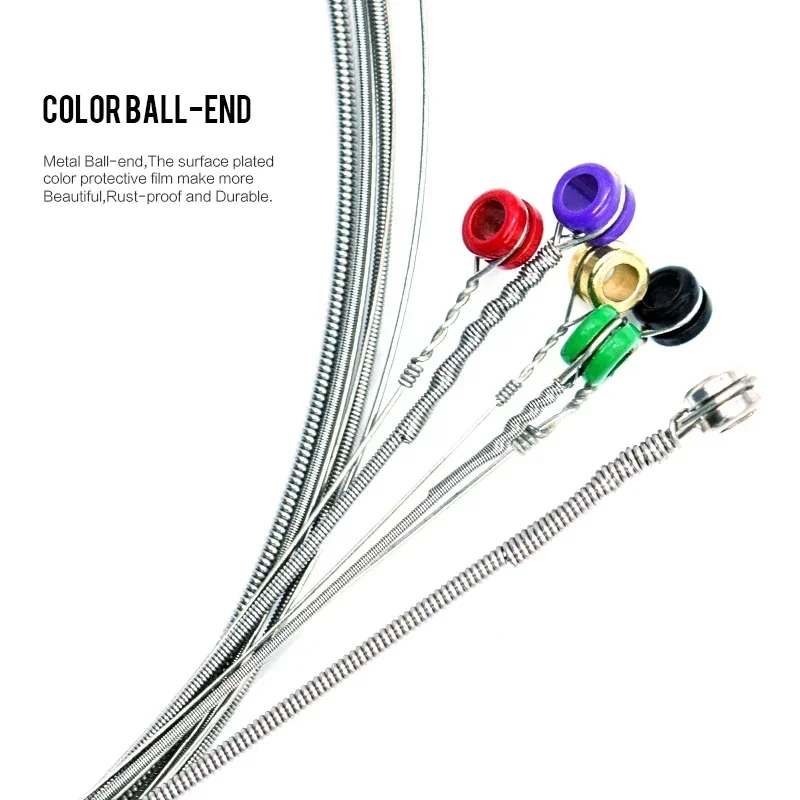 10/50 Set Orphee Electric Guitar Strings Set RX Series Hexagonal Carbon Steel 6 String for Electric Guitar Accessories Beginner
