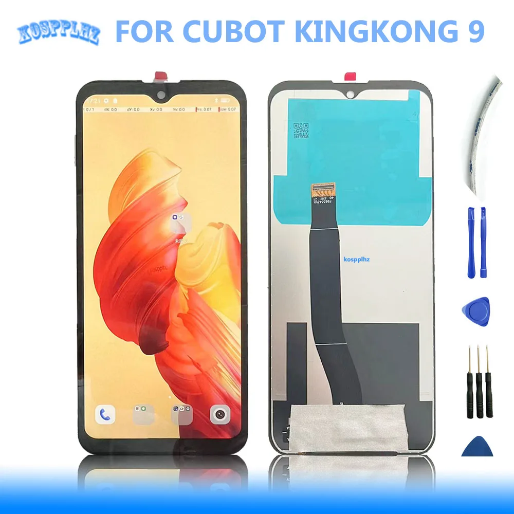 Original For Cubot King Kong 9 FHD+ Kingkong9 LCD Display Touch Screen Digitizer Assembly Replacement KINGKONG 9 AX LCD Display