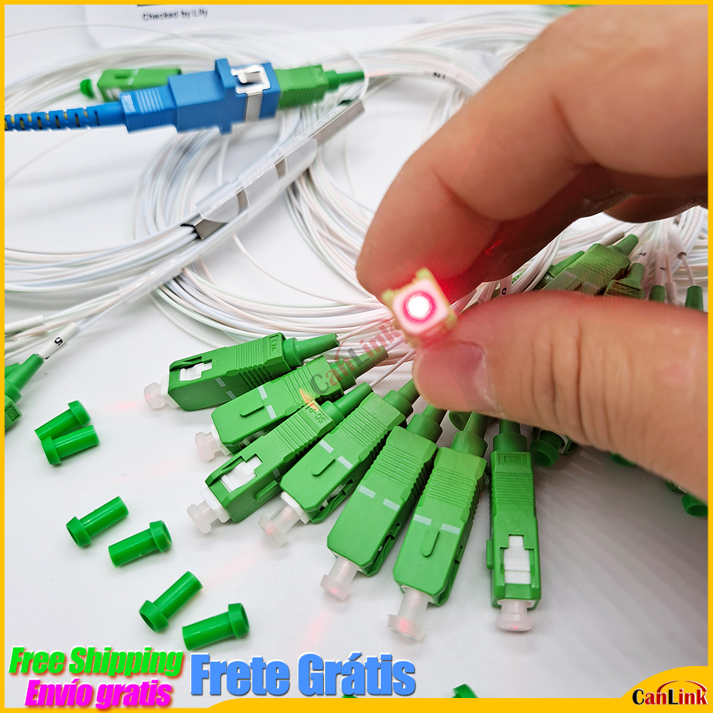 Разветвитель ПЛК 1X2 1X4 1X8 1X16 1X32 SC/APC SM одномодовый 0,9 мм G657A1 ПВХ LSZH 1 м FTTH оптоволоконный разветвитель