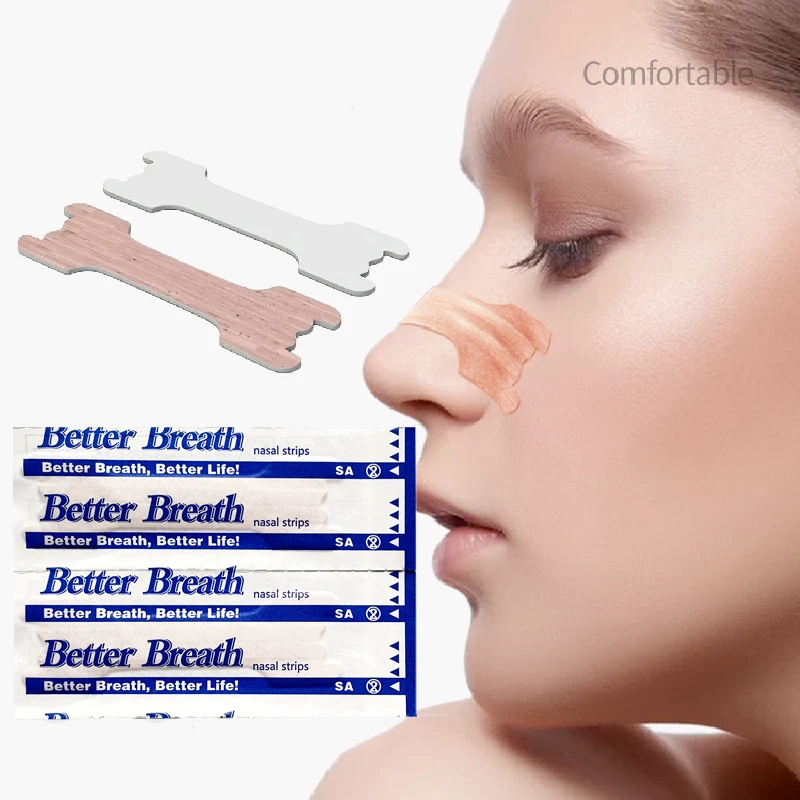 10/50PCS Snoring Nose Patch  Nasal Good Sleeping Patch Breath Strips Right Aid Stop Product Easier Breath Sleep Aid Decive