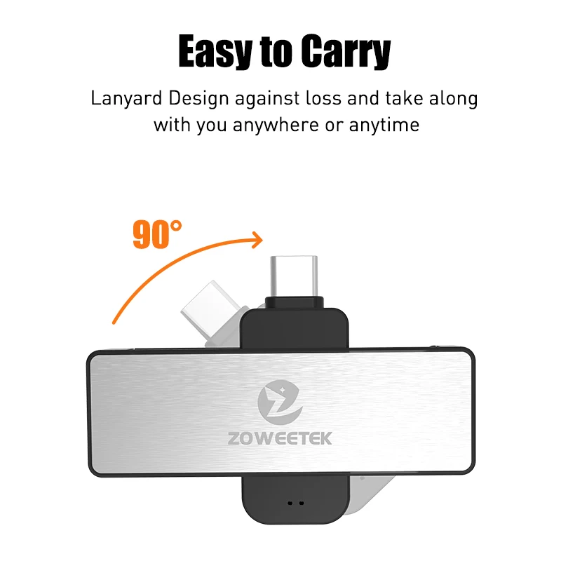 Zoweetek Type-C ID Smart Card Reader Elektronische DNI-lezer voor IC DNIE Chip DNI Smart Card ZW-12026-4C