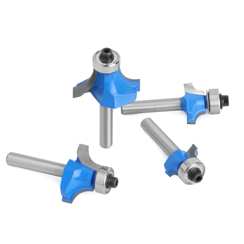 1Pc 6Mm 1/4 Vỏ Góc Nhỏ Tròn Router Bit Cho Gỗ Viền Gỗ Cối Xay Cổ Điển Cắt Chút Cho gỗ MC01035