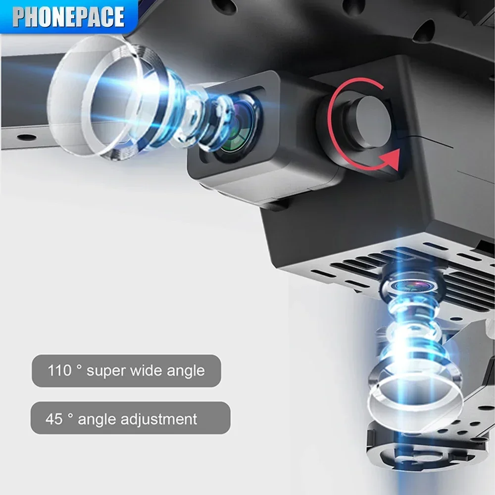 Drone quadricoptère E99 Pro, poignée de télécommande, avion à quatre axes, photographie HD 6K, fixation d'altitude UAV, jouets hélicoptère