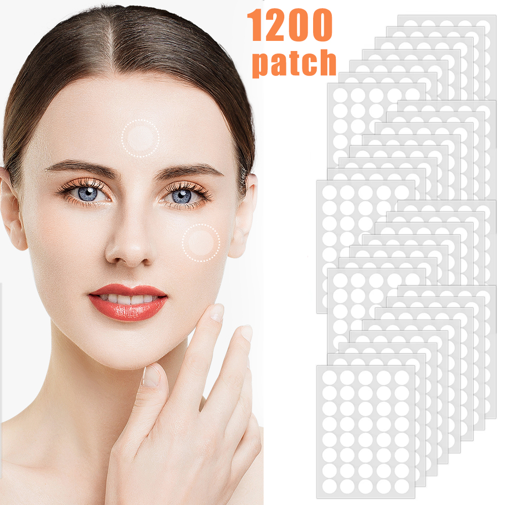 1200 pieces/set of patches for acne coverage, Pimple Patches,suitable for both men and women,for all skin types