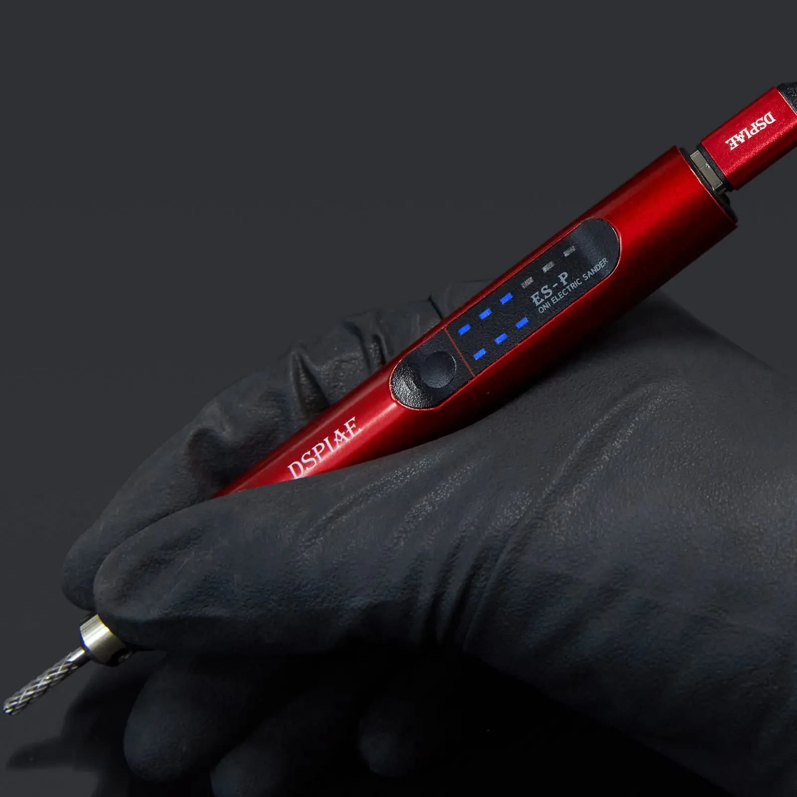 DSPIAE ES-Pแบบพกพาไฟฟ้าSharpening/Sanderปากกาเครื่องมือสีแดงสีดําปากกาMini Sander Sharpeningเครื่อง 2023 ใหม่