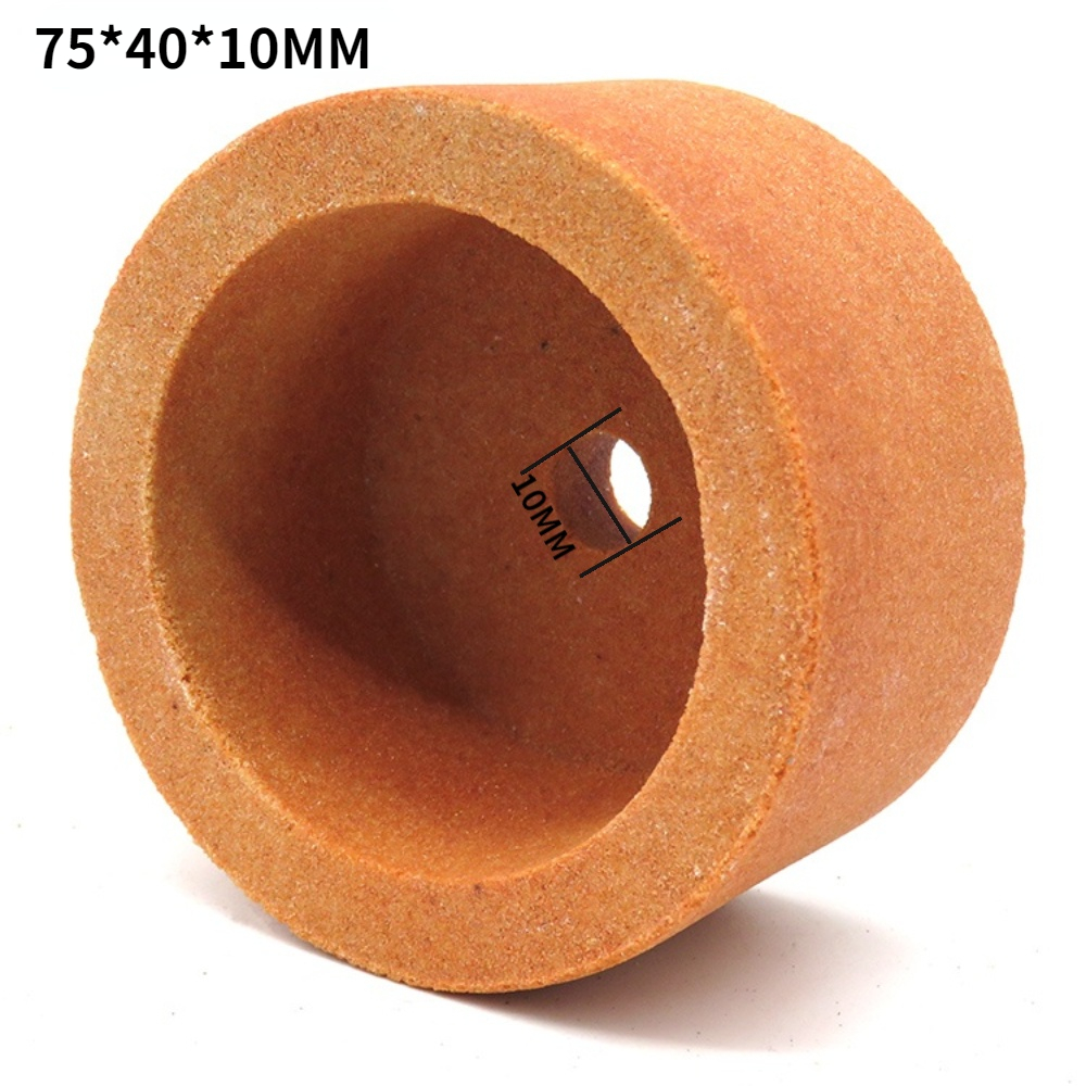 Roda de copo 75*40*20MM/corindo branco, corindo cromado, roda de carboneto de silício verde/roda de moagem cerâmica