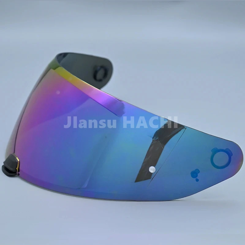 Para HJ-31 motocicleta rosto cheio capacete viseira lente para hjc i70 i10 anti-uv lente à prova de poeira acessórios viseira 10 cores disponíveis