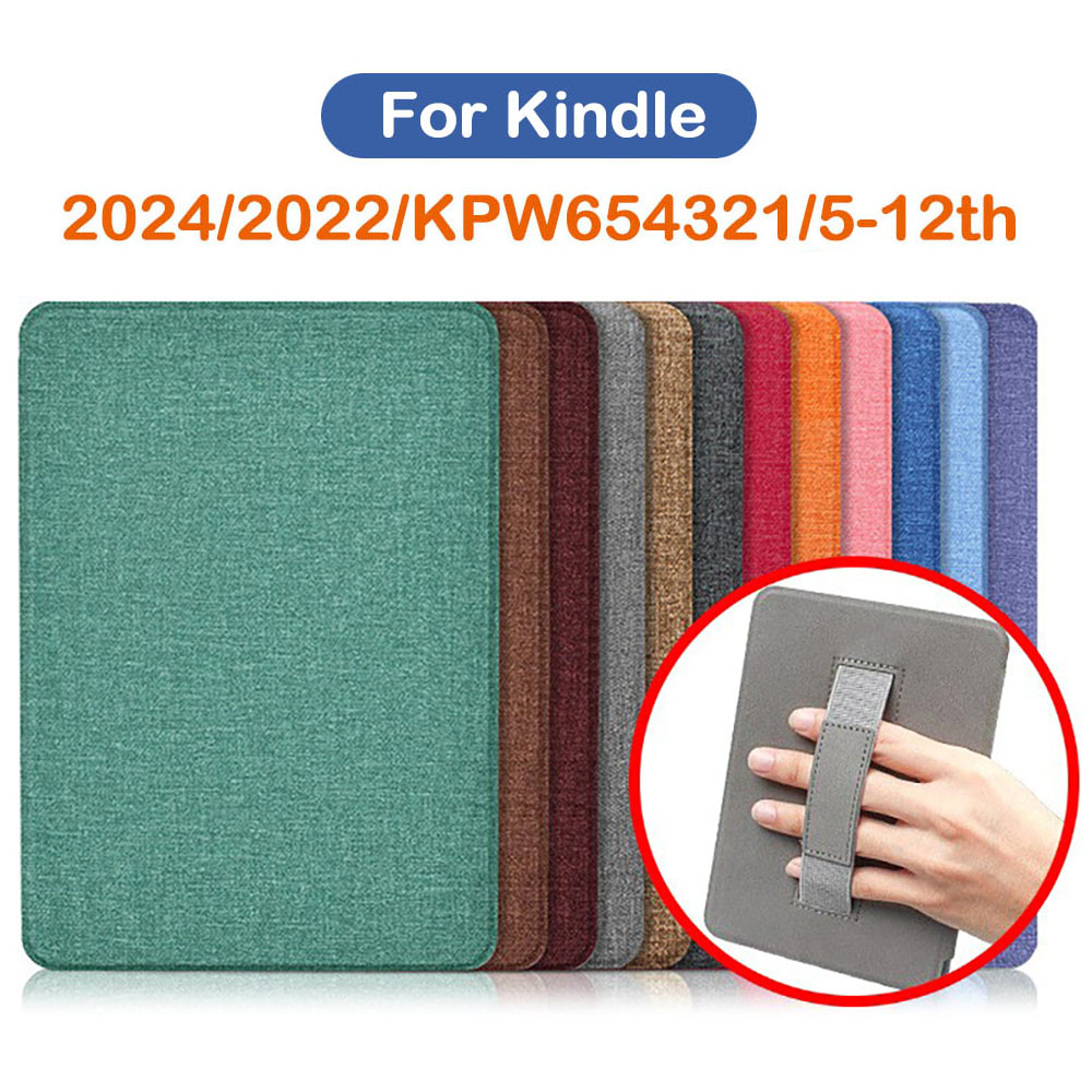 ハンドルケース Kindle Paperwhite 2024 2022 2021 Colorsoft 7 6.8 6 インチ 8 10th 11th 12th Generation カバー保護シェルポーチ