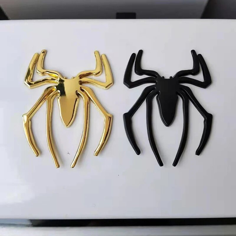 1ชิ้นสติกเกอร์ติดรถยนต์แบบสามมิติสติกเกอร์ติดรถยนต์ลายแมงมุมโลหะสติกเกอร์ติดรถยนต์ส่วนบุคคลสติกเกอร์ตกแต่งเพื่อซ่อมแซมรอยขีดข่วน