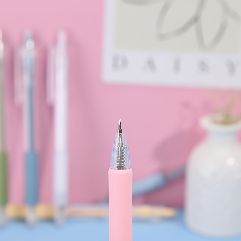 1 Stück Kawaii Kunst Allzweckmesser Stift Messer geschnittene Aufkleber Scrapbooking Schneidwerkzeug Express Box Messer Schulbedarf DIY Handwerk