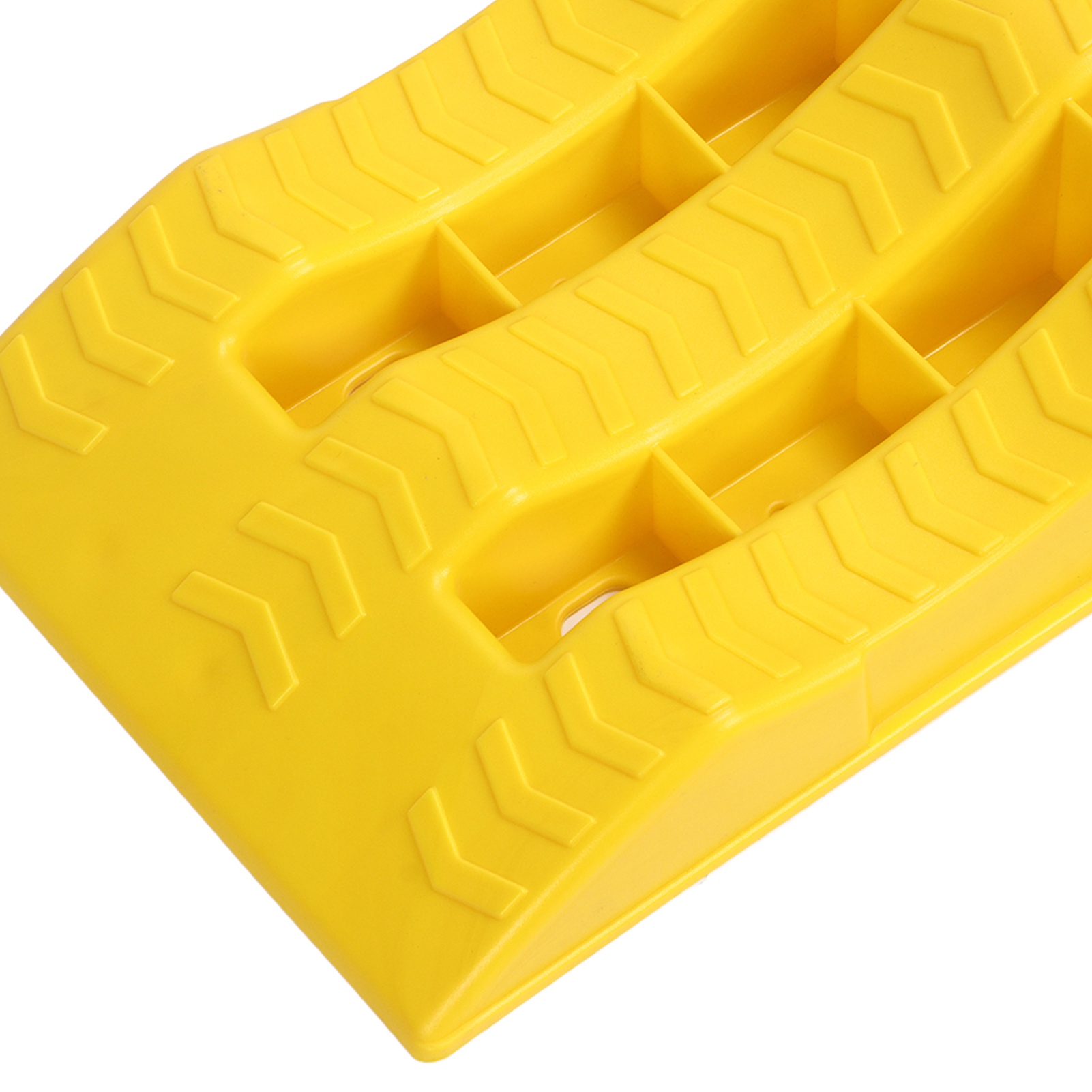 Rampas de nivelamento de RV pesados Almofada de rodas de 3 estágios Chock elevado para estabilizar solo desigual e estacionamento, 2pcs