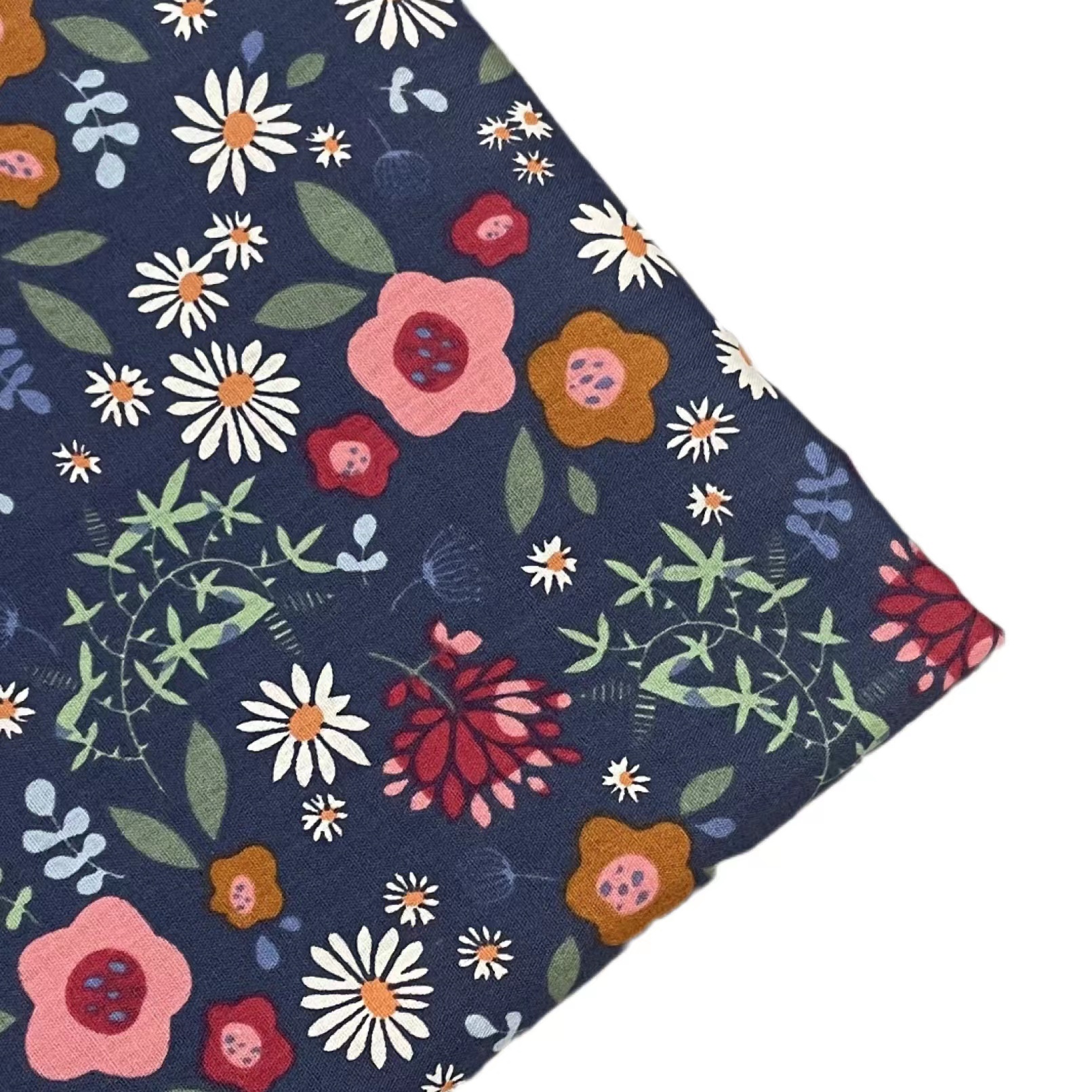 Betsy ดอกไม้และ Plants100 % ผ้าฝ้าย40S เช่นผ้า Liberty การพิมพ์ดิจิตอลสำหรับตัดเย็บผ้าชุดกระโปรงเด็ก Designer Poplin