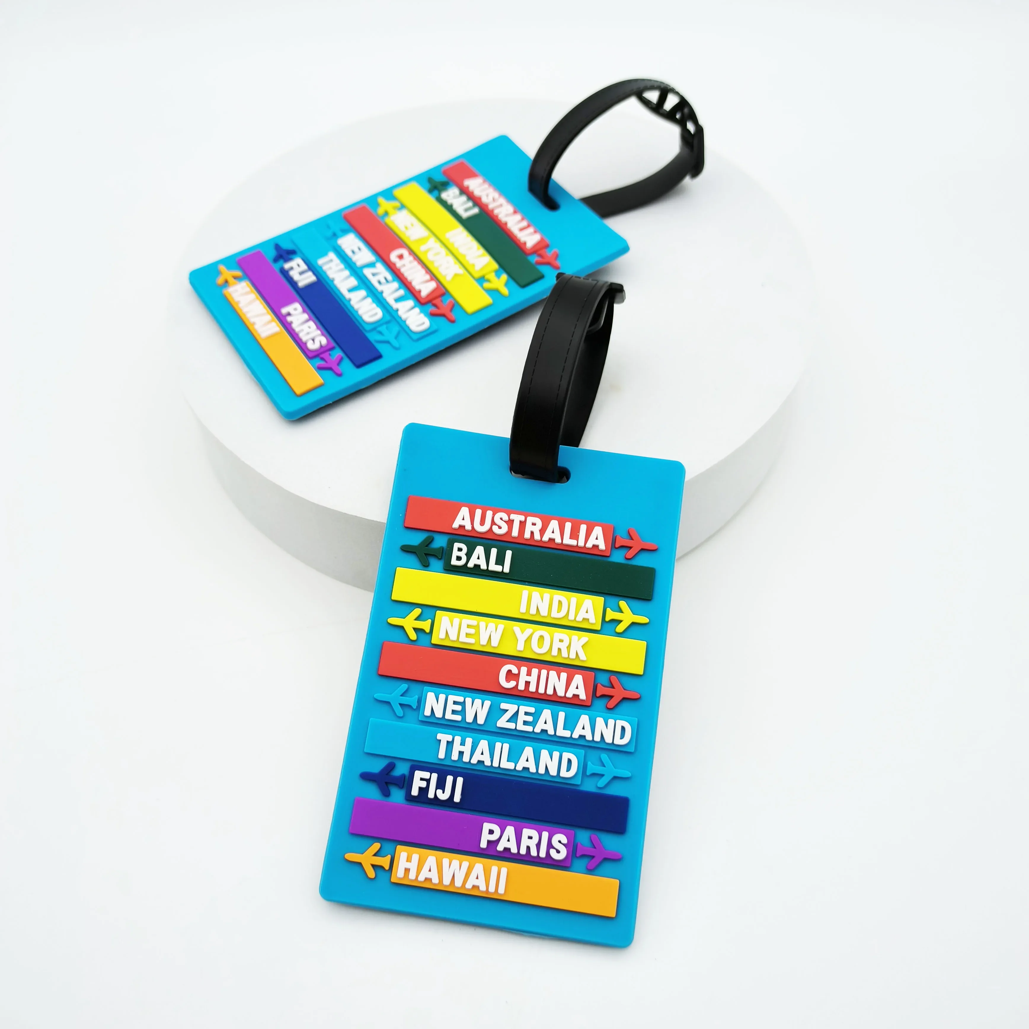 1PCS Gepäck Tag Reise Nette Koffer Gepäck Tag Cartoon ID Adresse Halter Reise Gepäck Label Zubehör