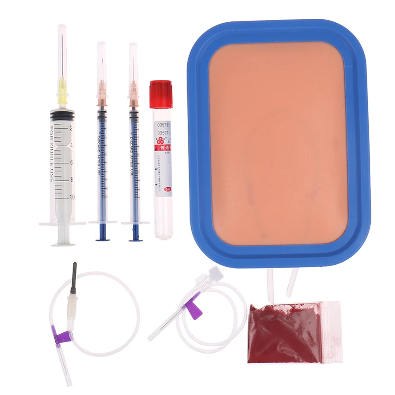Практичный силиконовый коврик для тренировок Venipuncture, набор для мыши