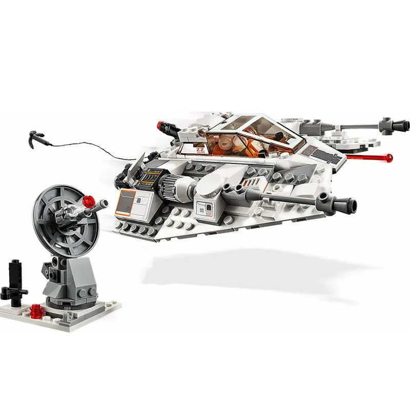 Brinquedos quentes 75259 309 pçs aeronaves de combate de ar navio espaço guerra snowspeeder ação montar blocos de construção brinquedos tijolos presentes aniversário