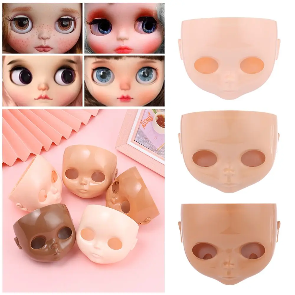 1Pcs 1/6 Blyth Puppe Fabrik 30cm Kunststoff Blyth DIY Puppe Frontplatte Mit Backplate Ändern Make-Up Frontplatte schraube Spielzeug Zubehör