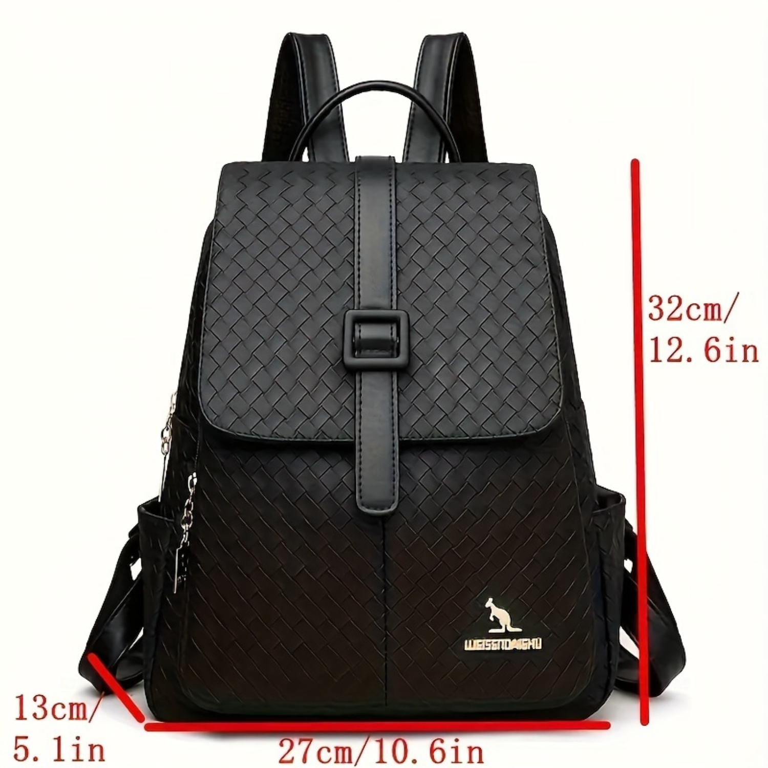 Soft Leather Backpack Outdoor Trendy Bag