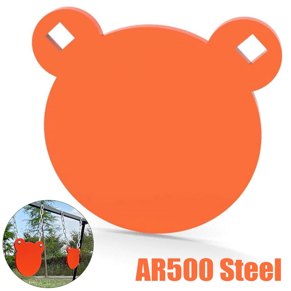 Ar500 alvo de aço metal tiro placa cabide alvo para pistola airsoft de longo alcance rifle tiro treinamento prática
