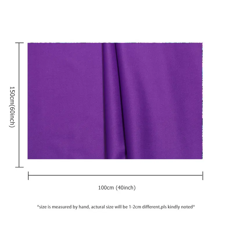 ผ้า Pul สีทึบ1*1.5เมตรผ้าโพลีเอสเตอร์ระบายอากาศกันน้ำสำหรับ Baju anak DIY และกระเป๋าผ้าอ้อม