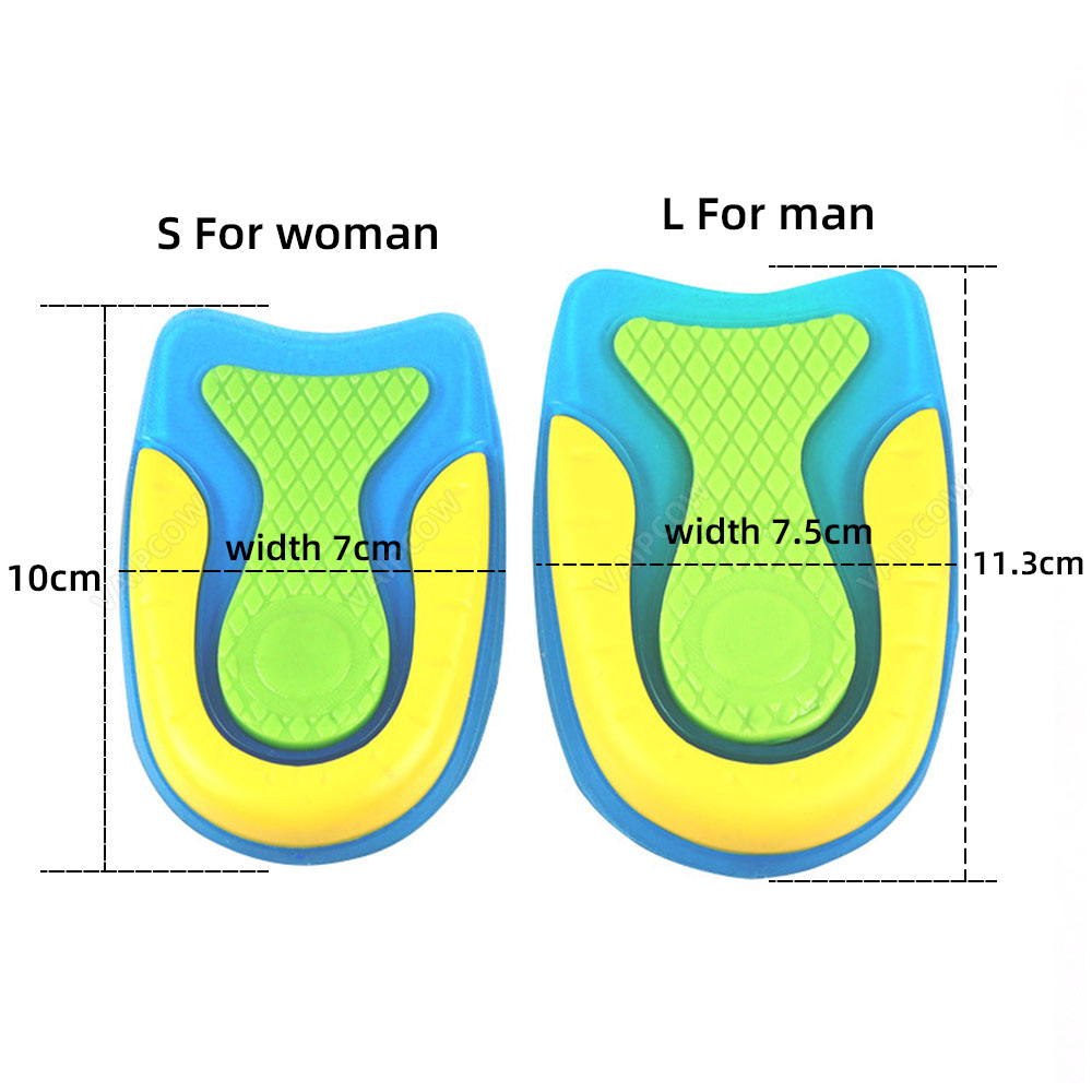 Gel Silicone Gót Lót Giảm Đau Chân Hình Chữ U Đệm Gót Miếng Lót Cho Giày Cao Gót Thúc Đẩy Tấm Bảo Vệ Plantar Fasciitis đế Trong