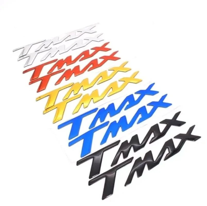 Logotipo modificado da motocicleta à prova dwaterproof água tmax motocicleta 3d logotipo decalque tanque corpo adesivo emblema para yamaha tmax500 tmax 530 500