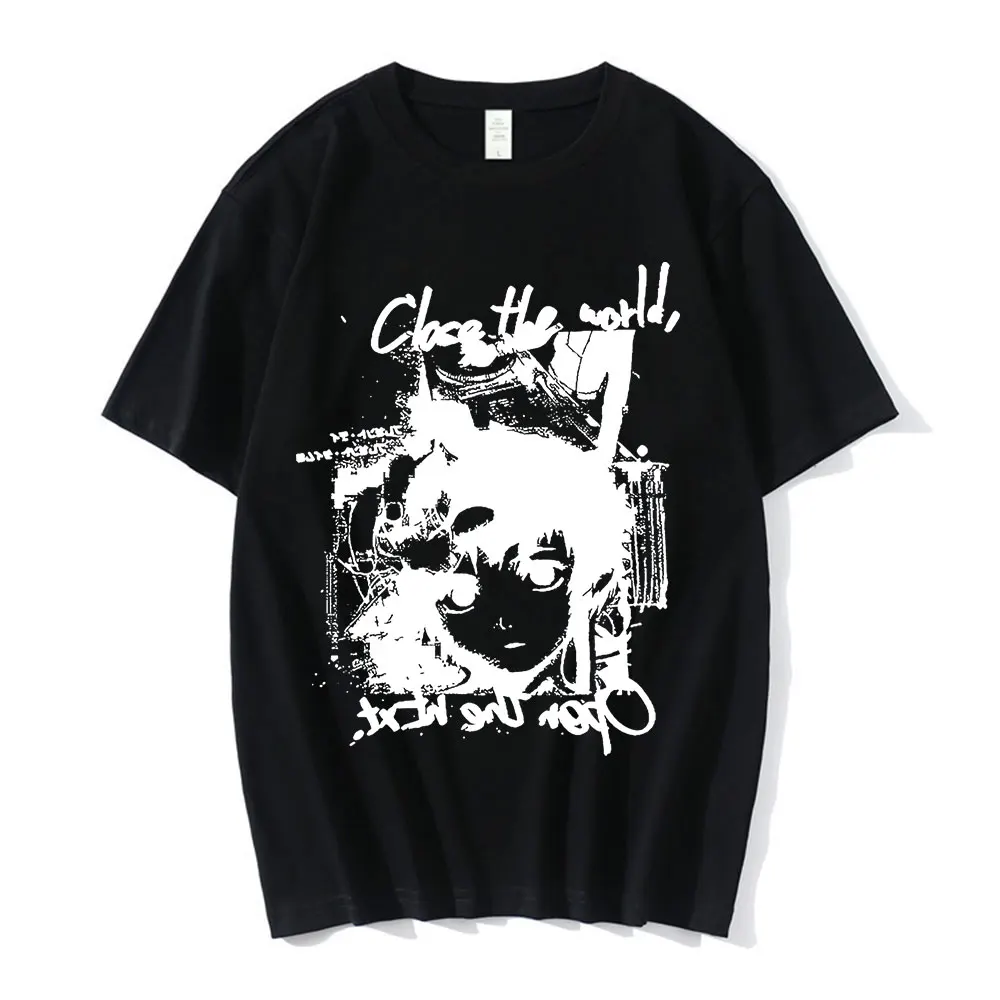 アニメシリアル実験レイン Tシャツ男性女性グラフィック Tシャツユニセックス岩倉マンガガールサイ​​エンスフィクション半袖 Tシャツユニセックストップス