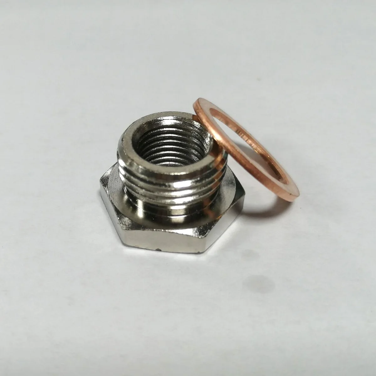 M18 x 1.5 MM a M12 x 1.25 MM Escape O2 Sensor de Oxigênio Espaçador Redutor Adaptador Conector Acessórios