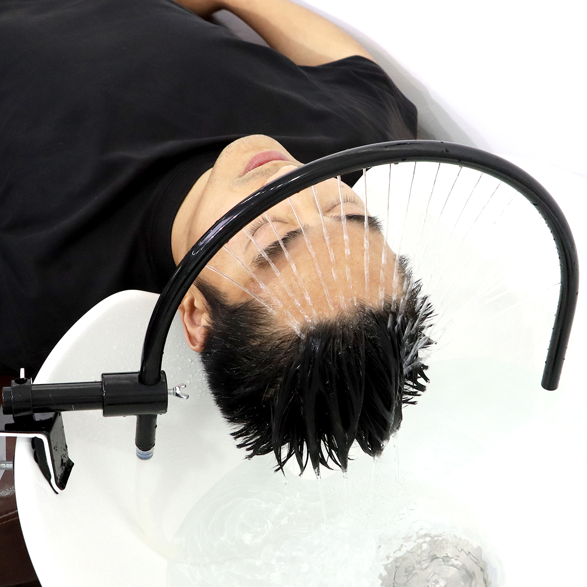 General Ceramic Basin Shower Head Water Spray Accessories Water Circulation Head Spa Water Dispenser Hair Washing Bed Basin